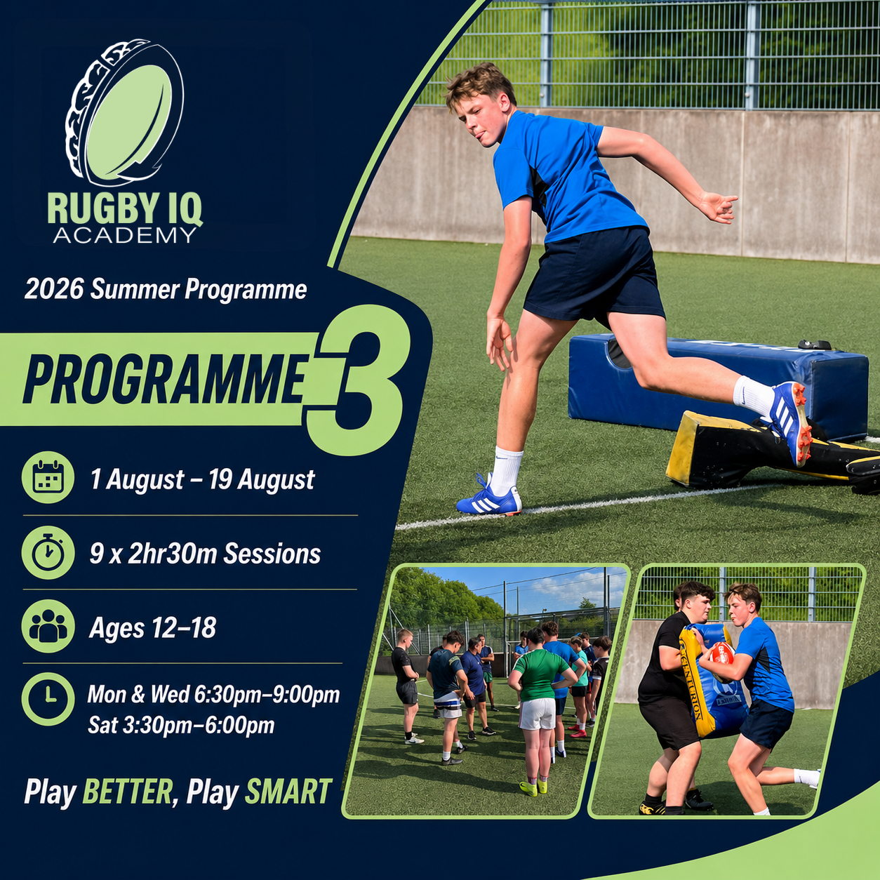 3-Week Summer Development Programme — €100 Deposit
