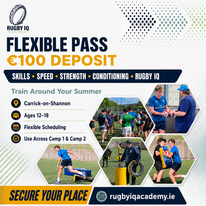 Teen Summer Rugby Camp & Flexible Pass — €100 Deposit