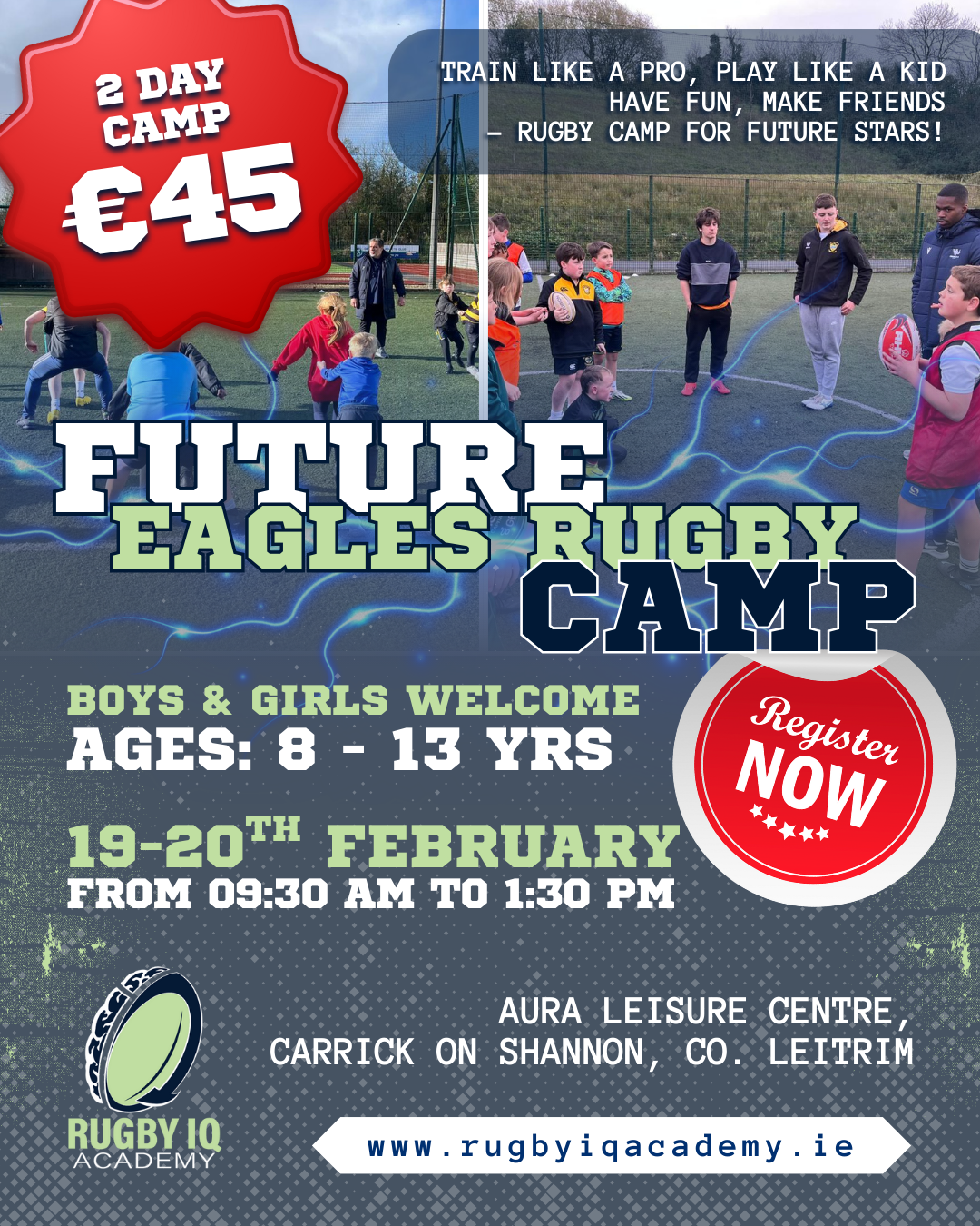 Future Eagles Rugby Camp Feb26 - Rugby Skills (Ages 8–13)