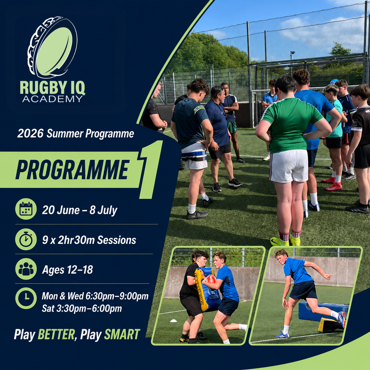 3-Week Summer Development Programme — €100 Deposit
